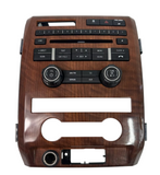 Dash Control Panel Wood Grain for 2009-10 FORD F150 Radio CD Player 9L3T-18A802-HB OEM