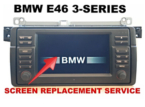 LCD REPLACEMENT SERVICE for BMW E46 325 328 330 M3 16:9 WIDE SCREEN NAVIGATION MONITOR