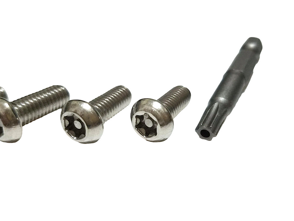 Import Cars Security Anti Theft License Plate Screws Stainless Bolts