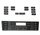 Climate A/C Control Panel Buttons Caps Replacement for BMW E39 E53 525i 530i M5 X5