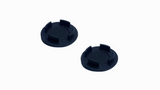 Hardtop Latch Hole Cover Black 2 Pcs for Porsche 911 996 997 99655545700