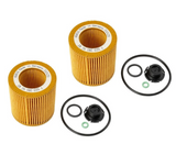 2x Oil Filter Housing Gasket Cooler Seal For BMW X3 X5 X6 Z4 E60 E82 11427566327