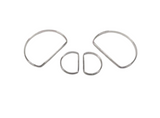 Chrome Dash Gauge Ring Trim Set for Range Rover HSE P38 1995-2002