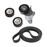 Accessory Serpentine Belt & Tensioner Idler Pulley Set for Journey Avenger – product image 17