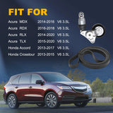 Accessory Serpentine Belt & Tensioner Kit for Honda Accord Crosstour Acura MDX – product image 7