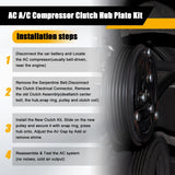 Air Conditioning Compressor Clutch Hub Plate for Ford F-150 2.7L 5.0L 2015-2017 – product image 2