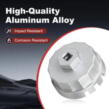 Aluminum 64mm Oil Filter Cap Socket Removal Tool for 2010-2017 Toyota Prius – product image 2