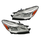Amber Chrome Housing Headlight Assembly Pair For Ford Escape 2013-2016 – product image