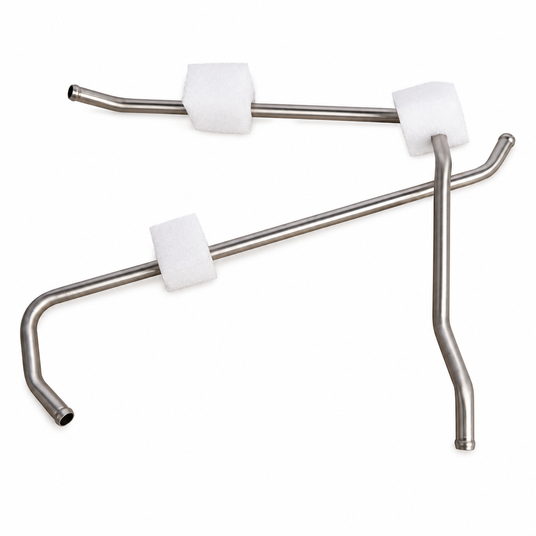 1989–1998 Dodge Cummins 12-Valve Stainless Heater Line Pair – DM100-010