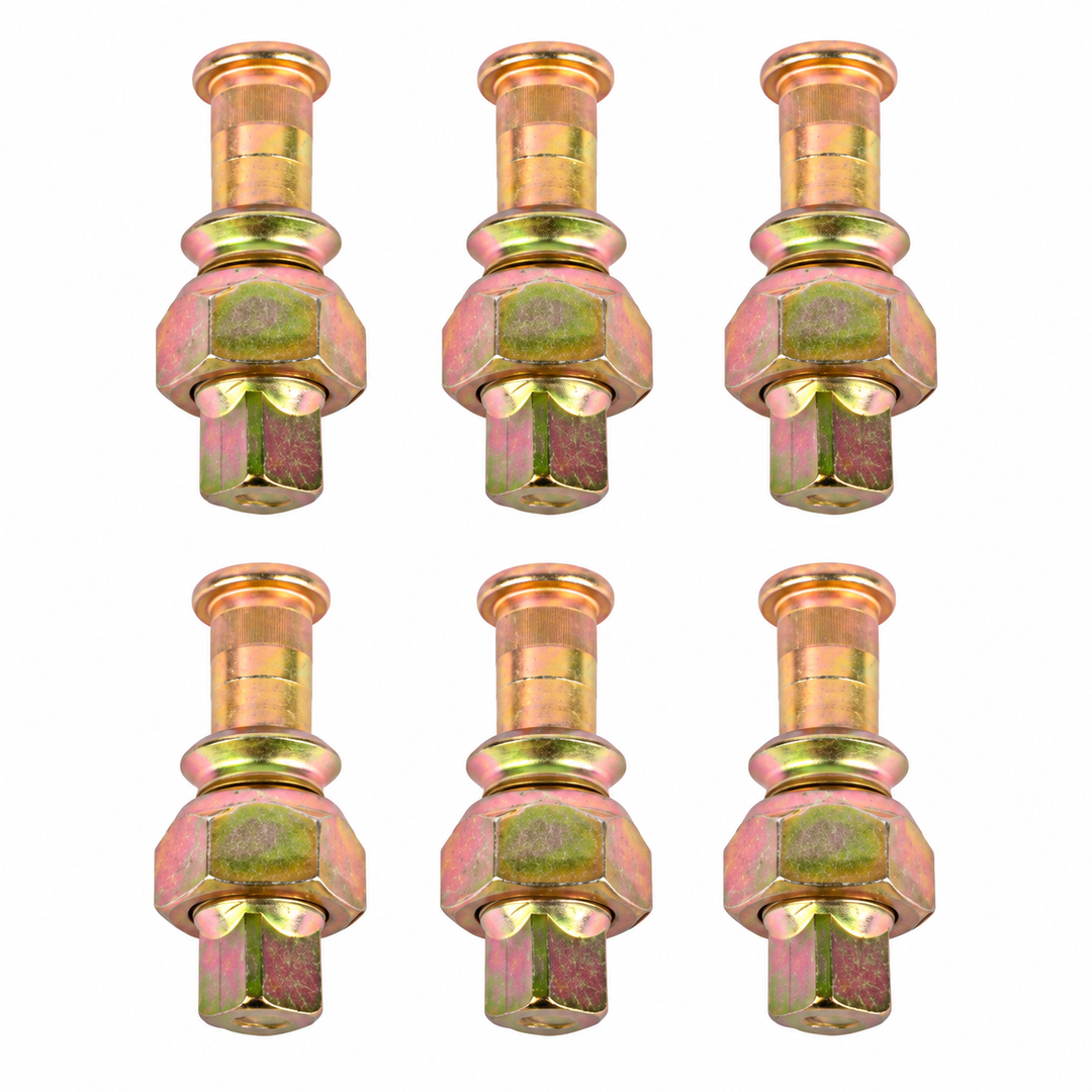 Rear Right Wheel Nut and Stud Kit, Six Sets, for Isuzu NPR and NQR 8971476122