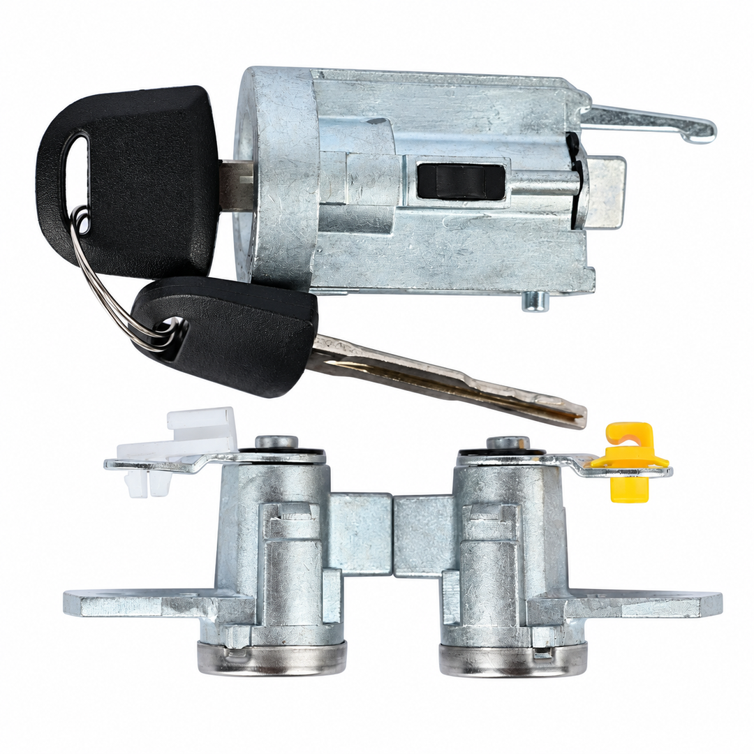 Ignition and Front Door Lock Cylinder Set for 2004-2012 Colorado and Canyon 89022371