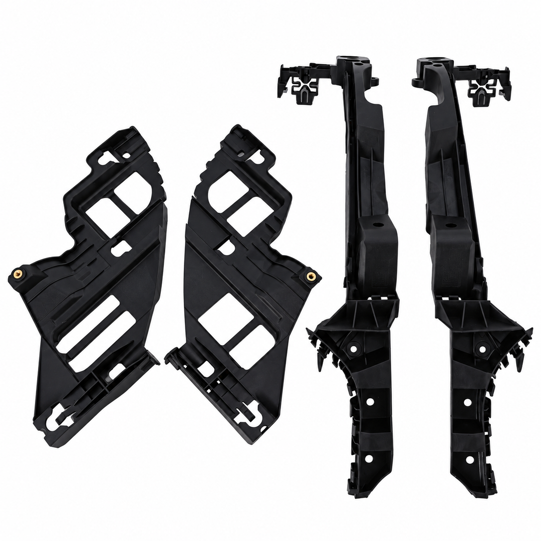 Four-Piece Front Guide and Support Bracket Kit for Volkswagen Golf and GTI 5K0807571J