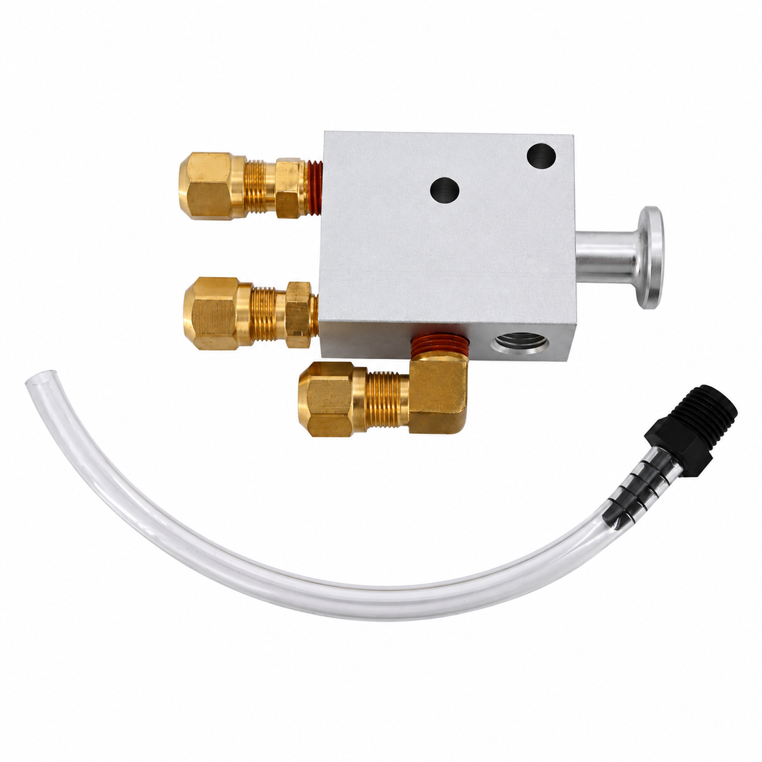 Hendrickson-Type 3-Way Auto-Reset Valve with Fittings – VS-25224