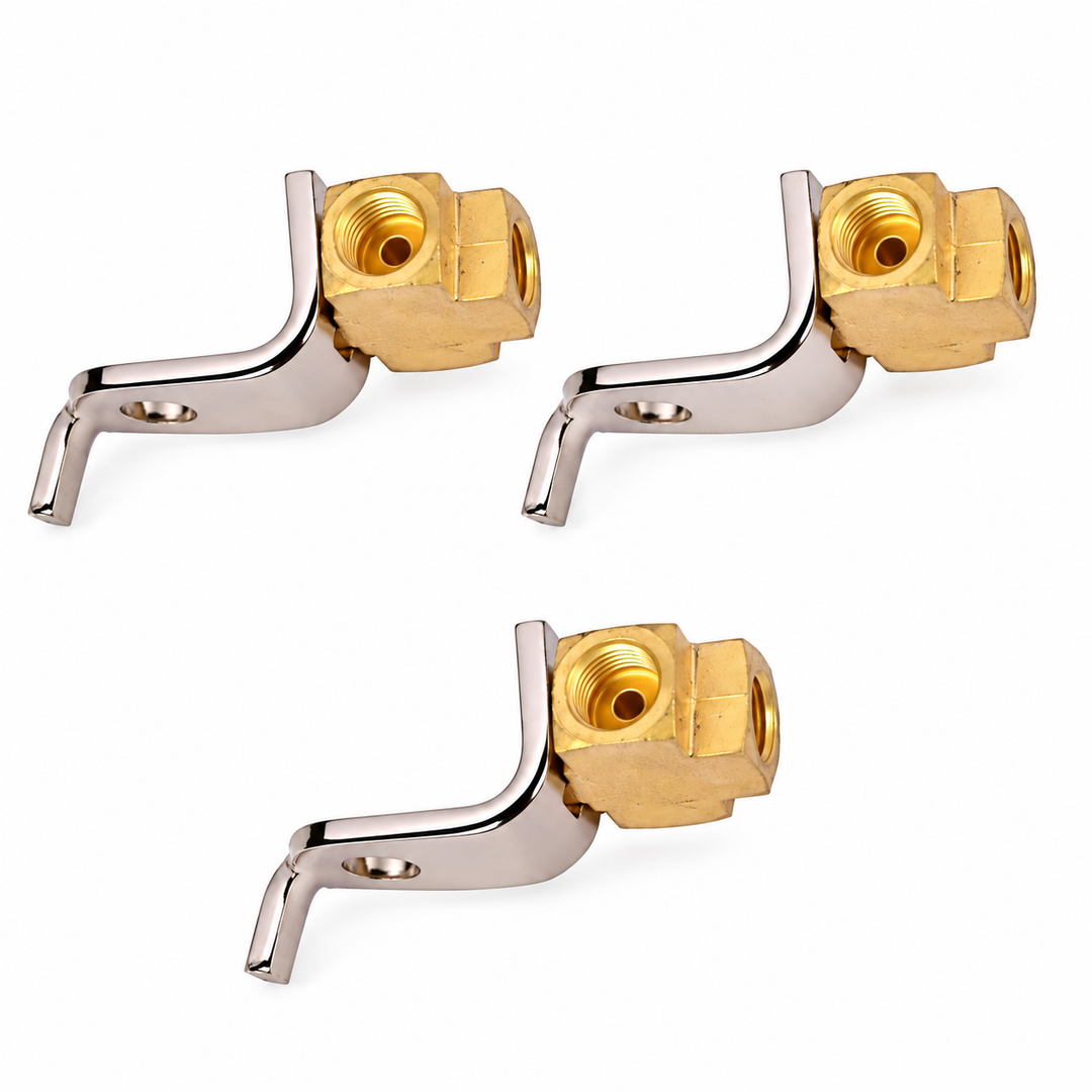 3/16-Inch Brake Line Tee Fittings with Brackets, Three Pack – UT316B-1
