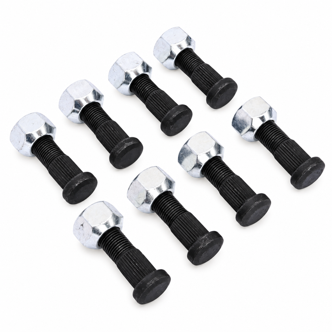 Bobcat-Compatible Lug Stud and Nut Set, Eight Assemblies – 6709170