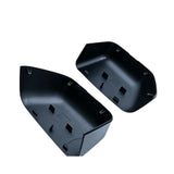 Pair Tow Mirror Upper Cover Cap Gloss BLACK For Ford F250 F350 Super Duty 17-26 HC3Z17D742AA-HC3Z17D743AA - view 2