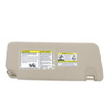 Left Driver Side Beige Sun Visor with Light For 2004-2024 Nissan Titan 96401EZ70B - view 2