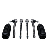 6Pc for Nissan Murano 2009-2014 Front Inner Outer Tie Rod Ends with Bellows 6CS1378 - view 2
