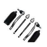 6Pc for Nissan Murano 2009-2014 Front Inner Outer Tie Rod Ends with Bellows 6CS1378 - view 3