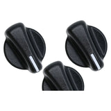 99-06 Dodge Ram Van Jeep Wrangler TJ A/C Heater Control Knob Fan Switch 3pcs 05011218AC - view 2