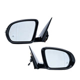 2014-2017 Mercedes-Benz S550 Black Left & Right Side Rear View Power Mirror A2228106700-A2228106600 - view 1