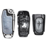 Ford Fusion four-button replacement key shell — detail view 1