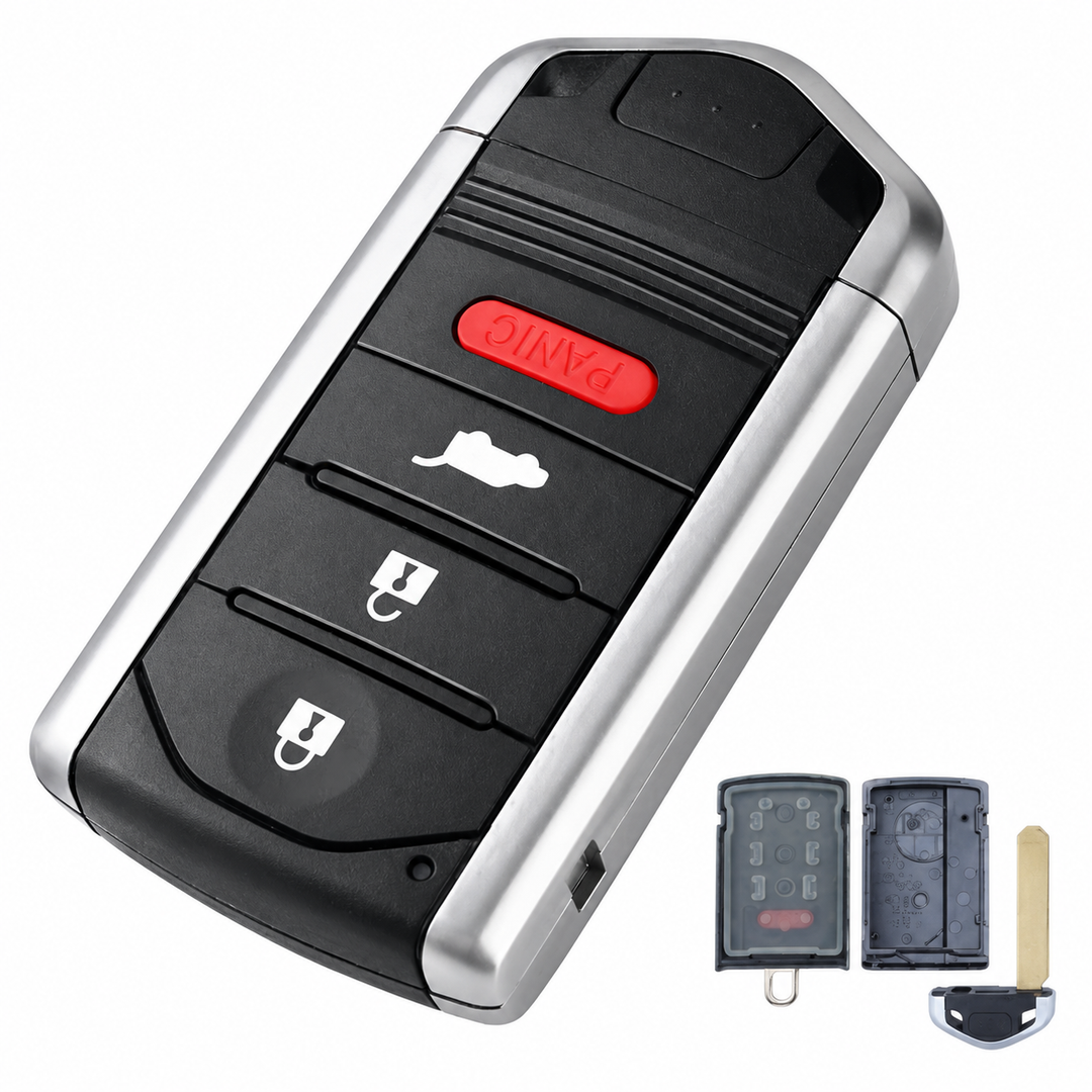 Acura four-button empty replacement smart key case view 1