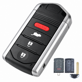 Acura four-button empty replacement smart key case view 1
