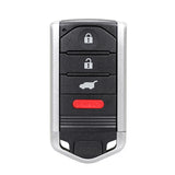 Acura four-button empty replacement smart key case view 2