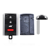 Acura four-button empty replacement smart key case view 4