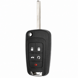 Buick five-button PEPS OHT05918179 flip key view 4