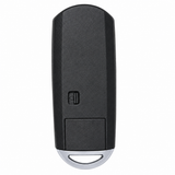 Mazda SKE13D01 four-button complete remote — back