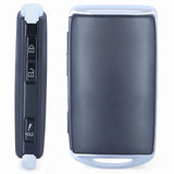 Mazda three-button remote — button edge and back