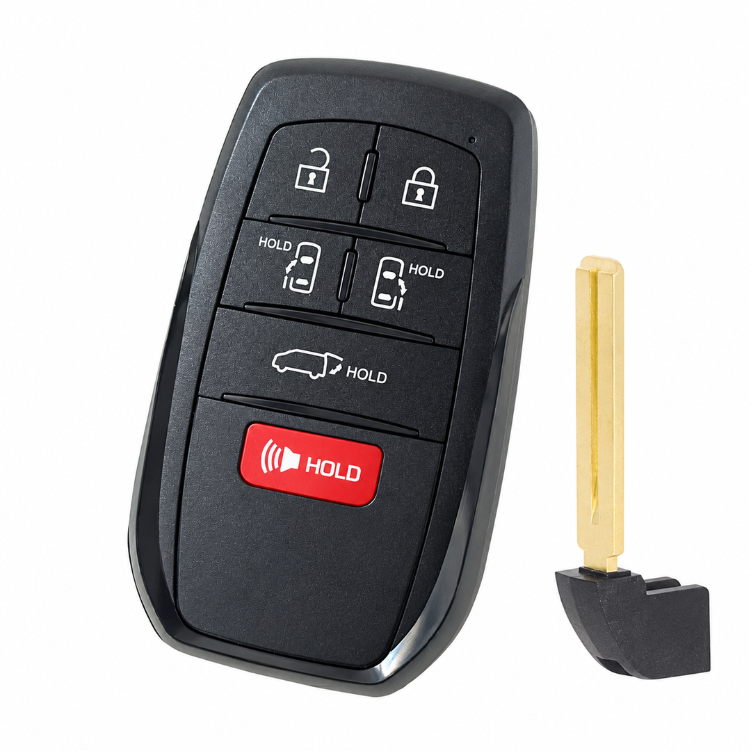 Six-Button Smart Key Shell for 2021-2023 Toyota Sienna HYQ14FBX