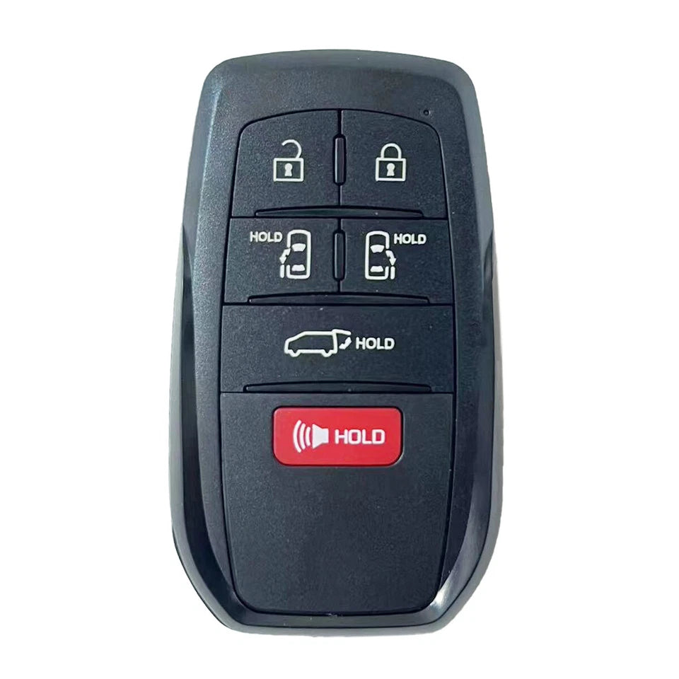 Six-Button Smart Key Shell for 2021-2023 Toyota Sienna HYQ14FBX