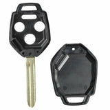 Subaru B110 empty four-button key shell set of 10; representative shell detail view 3