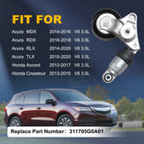 Belt Tensioner Pulley Assembly for Acura MDX RDX RLX TLX Honda Accord Crosstour – product image 8