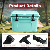 Black 2x Cooler Lid Latches Handle Grips for RTIC Yeti & More Coolers – product image 4
