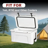 Black 2x Cooler Lid Latches Handle Grips for RTIC Yeti & More Coolers – product image 5