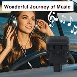 Black AUX Auxiliary Jack Adapter for Honda Civic CR-V Acura TL MDX 39112-SMA-003 – product image 3