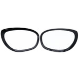 Black Headlight Bezel Pair for 2017-2024 Mini Cooper Countryman