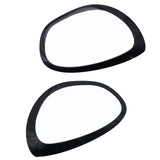 Black Headlight Bezel Pair for 2017-2024 Mini Cooper Countryman