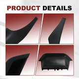 Black Inner Handle Interior Door Panel Trim Cover for BMW X3 X4 F25 F26 2011-17 51417250306 – product image 10