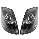 Black Projector Halogen Headlight LH RH Pair For Volvo VNL 2004-2017 Semi Truck – product image