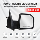 Black Right Mirror Power Fold Heated Camera For Ford F150 Extended Cab 15-20 FL3Z17682PB – product image 9