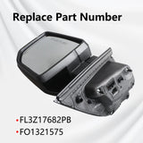 Black Right Mirror Power Fold Heated Camera For Ford F150 Extended Cab 15-20 FL3Z17682PB – product image 11
