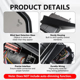 Black Right Mirror Power Fold Heated Camera For Ford F150 Extended Cab 15-20 FL3Z17682PB – product image 14