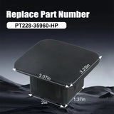 Black Trailer Hitch Receiver Plug for 2006-2022 Toyota RAV4 PT228-35960-HP – product image 3