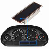 BMW E46 instrument cluster odometer and gear-position LCD installation location