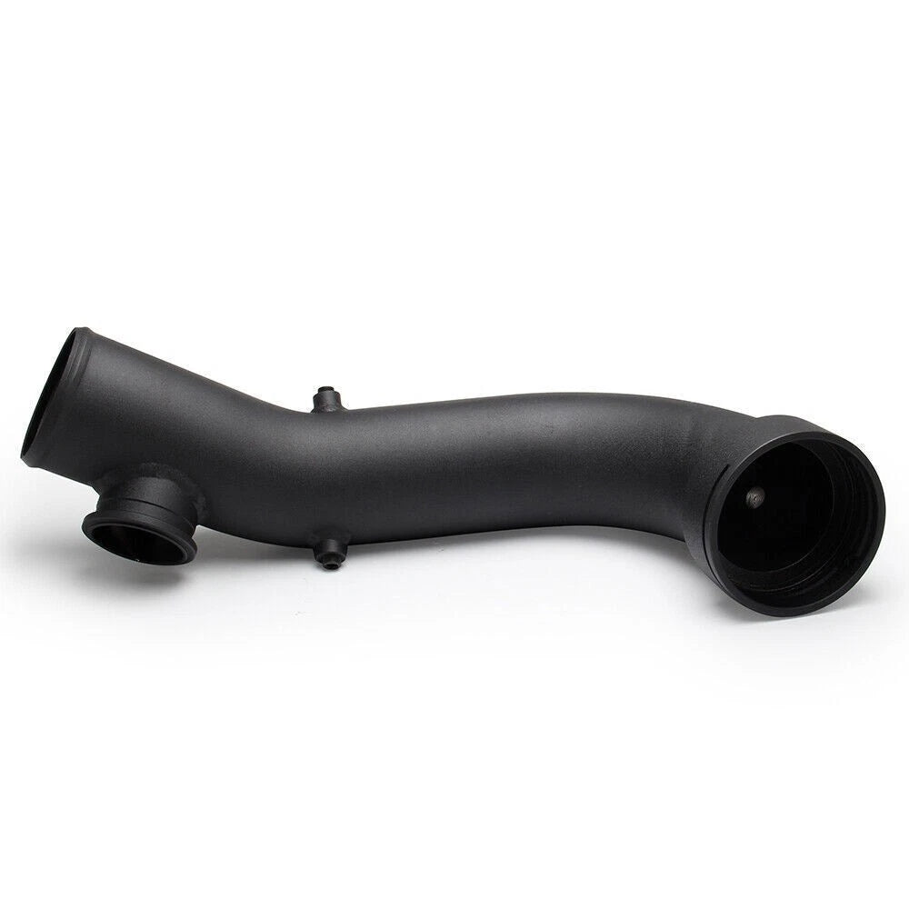 BMW N54 black charge pipe profile view